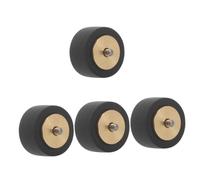 VICASKY 4sets Cassette Deck Pinch Roller Replacement Copper Roller for Tape Recorders Compatible Audio Devices and Portable Music Players