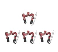 VICASKY 4sets Fashionable Ukulele Shoulder Strap Bohemian Style Ukulele Strap for Adult Material for Playing Music at Home Outdoor Events