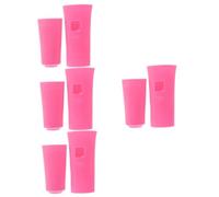 VICASKY 4sets Full Protector Silicone Mic Cover Sleeve Practical Non- Microphone Protector for Ktv Outdoor Parties Conferences Stage and News Interviews Easy to Install and Remove