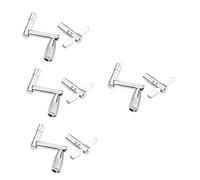 VICASKY 4sets Metal Drum Keys Tuning Tools Drummers Sturdy Wrench for Drum Adjustments Ergonomic Design for Comfortable Use for Tuning and Maintenance