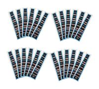 VICASKY 4sets Musical Finger Stickers Violin Accessories Fretboard Stickers for Violin Learning 6pcs*4