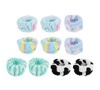 VICASKY 5 Pairs Comfortable Ultra Fine Wristbands Portable Face Wash Bands for Household Use Absorbent Lightweight Durable for Friends Set Colors Random Color