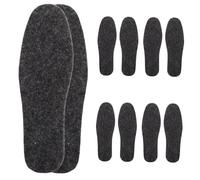 VICASKY 5 Pairs Warm Felt Shoe Insoles for Boots Breathable Sweat-Absorbing Winter Boot Liners for Women Odor-Resistant Padding for Cold Weather Lightweight and Stylish Footwear Inserts