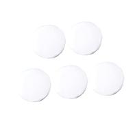 VICASKY 5 Pcs Cotton Powder Puff Soft Round Body Puff with Ribbon for Easy Handling for Makeup Application at Home the