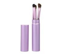 VICASKY 5 Pcs Eye Makeup Brush for Women Purple Hair Blending Eyeshadow Tools with Smooth Aluminum Handles Soft Multipurpose Brushes for All Skin Types and Precise Application