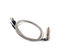 VICASKY 5 PCS Piezo Pickup Rod Stick Bars for String Cigar Box Acoustic Guitar Passive Pickup with Piezo Wire Easy Mount Under Saddle Mellow Noise Sound for Guitar Players and Bands