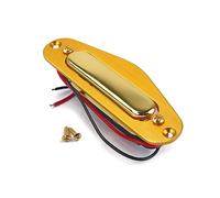 VICASKY 5 Pickup Set Golden Electric Guitar Pickups Single Coil Neck Plate Guitar Bass Parts