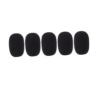 VICASKY 5 Pieces Black Sponge Microphone Windscreens Covers Pop Filter Protective Mic Covers Suitable for Studio and Live Performance