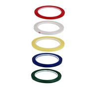 VICASKY 5 Rolls Violin Finger Position Stickers Color Coded Fretboard Tape for Beginners Easy to Use Adhesive Decals Durable Learning Supplies for String Instruments