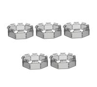 VICASKY 5 Sets Military Theme DIY Fence Miniature Scene Accessories for Plastic War Wall Model Enhancing Imagination and Hands Skills for Boys and Party Gifts