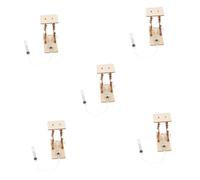VICASKY 5 Sets Wood Hydraulic Elevator Educational DIY Assembly Puzzle for Science Experiment Kit to Learn Air Pressure Hydraulics Principles for Boys