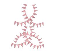 VICASKY 5 Strings Carnival Circus Tent Banner Festive Party Decorations Pennant Flags for Birthday Celebrations Effortless Indoor Outdoor Setup Fade Resistant Atmosphere Enhancer