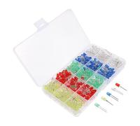 VICASKY 500 Pcs LED Diode Lights Light Emitting Diodes for Electronics Projects for DIY Experiments and Teaching LED Lamp Accessories