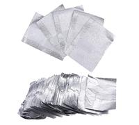 VICASKY 500Pcs Nail Foil Wraps Premium Gel Nail Polish Remover Pads for Easy Soak Off for Salon Home Use Durable Simple to Use Manicure Cleaning