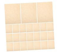 VICASKY 500pcs Thickened Kraft Baking Parchment Paper Sheets Food Grade Greaseproof Liners for Pizza BBQ Fried Food Oil Absorbing Non Stick Baking Tray Paper Rustic Natural Tone