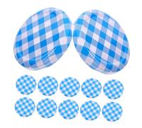 VICASKY 50pcs Airtight Tinplate Lids for Mouth Canning Jars Glass Jar Covers for Jam Jellies Food Storage Leak Sealing Caps for Preserves