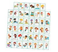 VICASKY 50Pcs Classroom Reward Cards for Behavior Punch Cards for Positive Reinforcement Engaging Teaching Supplies for Encouraging Behavior and Imagination