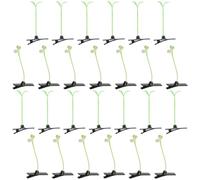 VICASKY 50pcs Cute Bean Sprout Hair Clips Plastic Hair Accessories for Delicate Style to Decorate Hairstyles and Add Fashion Suitable for School Festivals