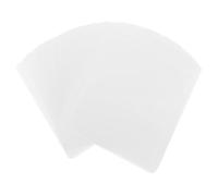 VICASKY 50pcs Double Sided CD Binder Pages Plastic Disc Holder Sheets for Media Archiving and Libraries, White Pp Material with Efficient Disc Retrieval and Sturdy Protection Sleeves