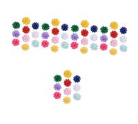 VICASKY 50pcs Flower Hair Clips for Girls Multi-colored Boy Girl Hair Barrettes Cute Floral Hairpins for Birthdays Showers and Festivals Comfortable and Skin-friendly Accessories