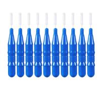 VICASKY 50pcs Interdental Toothbrush 2.5mm Blue Oral Care Accessory Teeth Cleaning Brush Plastic Picks for Dental Hygiene and Gap Cleaning