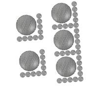 VICASKY 50pcs Microphone Mesh Grille Replacement for Dynamic Mic Mesh Cover for Wireless Mic Part