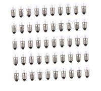 VICASKY 50pcs Miniature Screw Base Light Bulbs Kit Bulbs for Electrical Experiments Educational Use for Students