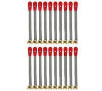 VICASKY 50pcs Piano Tuning Mute Kit Temperament Strip Accurate Piano Sound Tight Rope Metal Leather Climbing Strap with Second Locking Protection and Instrument Repair