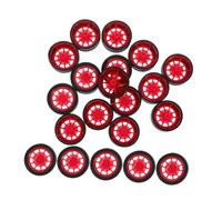 VICASKY 50PCS Plastic Car Wheels with Axle for Rc Car Truck Boat Helicopter Model Parts Lightweight DIY Replacement Accessories for Robotics and Building Projects