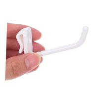 VICASKY 50pcs Plastic Grid Wall Display Hooks Merchandise Hangers for Wire Shelving Home Organization Retail Store Storage