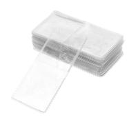 VICASKY 50pcs Pvc Coin Storage Bags 48x100mm Double-sided Change Pouches for Collectors, Banknote Sleeve Bags and Medal Coin Holders for Exhibition and Collection