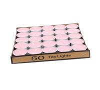 VICASKY 50pcs Round Tealight Candles Smokeless Wedding Candles for Proposals Romantic Dinners and Home Decor Versatile Mini Tea Lights for Table Centerpieces and Relaxing Ambiance