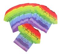VICASKY 50pcs Silly Tshirt Clothing Wash Guide Card Concise Instructions Multi-functional Paper Shirt Tags for Garments Clean Guide Tag