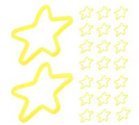 VICASKY 50Pcs Star Shaped Illusionist Elastic Bands Rubber Trick Props for Performance Halloween Party Favor Show Accessories