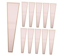 VICASKY 50Pcs Transparent Bouquet Wrapping Sleeves with Pink Gold Edge Decorative Floral Packing Bags for Flower Shops Convenient Single Bouquet Sleeves for Valentine's Day and Mother's