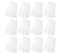 VICASKY 50pcs White Disposable Party Napkins 17"x12" Cloth-Texture Dust-Free Guest Towels 50g/㎡ Soft Absorbent Dinner Napkins for Wedding Reception and Home Kitchen Table Decor