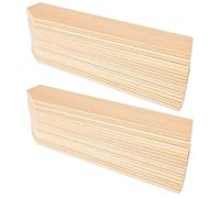 VICASKY 50Pcs Wooden Plant Labels Garden Tabs Blank Plant Classification Signs Ground Tags for Outdoor Flower Pots and Succulent Identification in Gardening