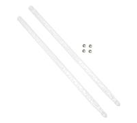 VICASKY 5a Luminous Drum Sticks 2pcs Glow Light up Stage Drumsticks for Rock and Jazz Drummers Red and Blue Bubble Design