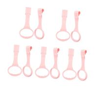 VICASKY 5pairs Crib Pull Ring for Boy Girl Boy Girl Learning Standing Crib Hanging Ring and Bed Stand up Hand Pull