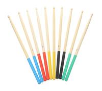VICASKY 5pairs Maple Drumsticks Anti- Grip for Adults and Boys and Girls Versatile Musical Instrument Mallets for Various Drumming Styles