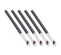 VICASKY 5Pcs Angled Eye Concealer Brushes Set for under Eye Face, Flat Mini Liquid Powder Makeup Brushes for Precise Foundation, Cream Contour Eyeshadow Blending