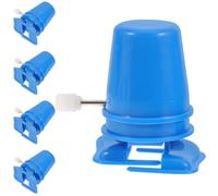 VICASKY 5pcs Blue Mini Clockwork Walking Movement Toys DIY Replacement Parts for Clay Craft Accessories, Compact Wind-up Mechanism for Children’s Creative Play and School Projects