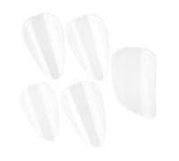 VICASKY 5pcs Boy Girl's Lute Nails Celluloid Ukulele Finger Picks for Performance Banjo Plectrum String Instrument Cover
