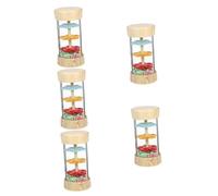 VICASKY 5pcs Boy Girl's Rain Sound Stick Educational for Boys Girls Musical Instrument for Sensory Development Creative Cognitive Play Concentration Exercise Lightweight Portable Design