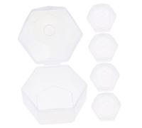 VICASKY 5pcs Boys and Girls Case Bibs Dummy Box Holder Clip Portable for Travelling