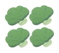 VICASKY 5pcs Broccoli Shape Back Scrubber Exfoliating Bath Sponges for Sensitive Skin Body Scrub Mitts Quick Drying Lightweight Portable for Home Gym Travel Use