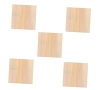 VICASKY 5pcs DIY Blank Wooden Photo Holders Medium Square Frames for Childrens Painting Craft Unfinished Decorative Wood Frames for Drawing Collage Watercolor and Clay Art Projects