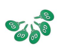 VICASKY 5pcs Dual-sided Traffic Sign with Handheld Red and Green Stop Signal Lights for Preschool and Elementary Road Safety Education and Interactive Classroom Play