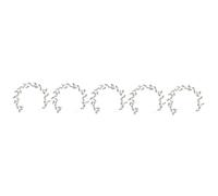 VICASKY 5pcs Elegant Silver Bridal Hair Vine Wedding Headpiece with White Rhinestones Alloy Material Non Slip Wedding Hair Accessory for Brides Proms Banquets Anniversary Celebrations