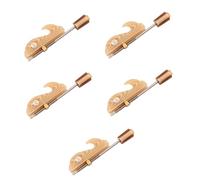 VICASKY 5pcs Erhu Bow Hook Screw for Chinese Violin Replacement Part Imitation Agate String Professional Accessory for Erhu Instruments